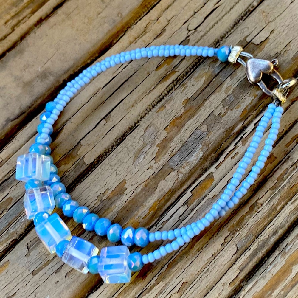 Bracelet handcrafted with sea opals
